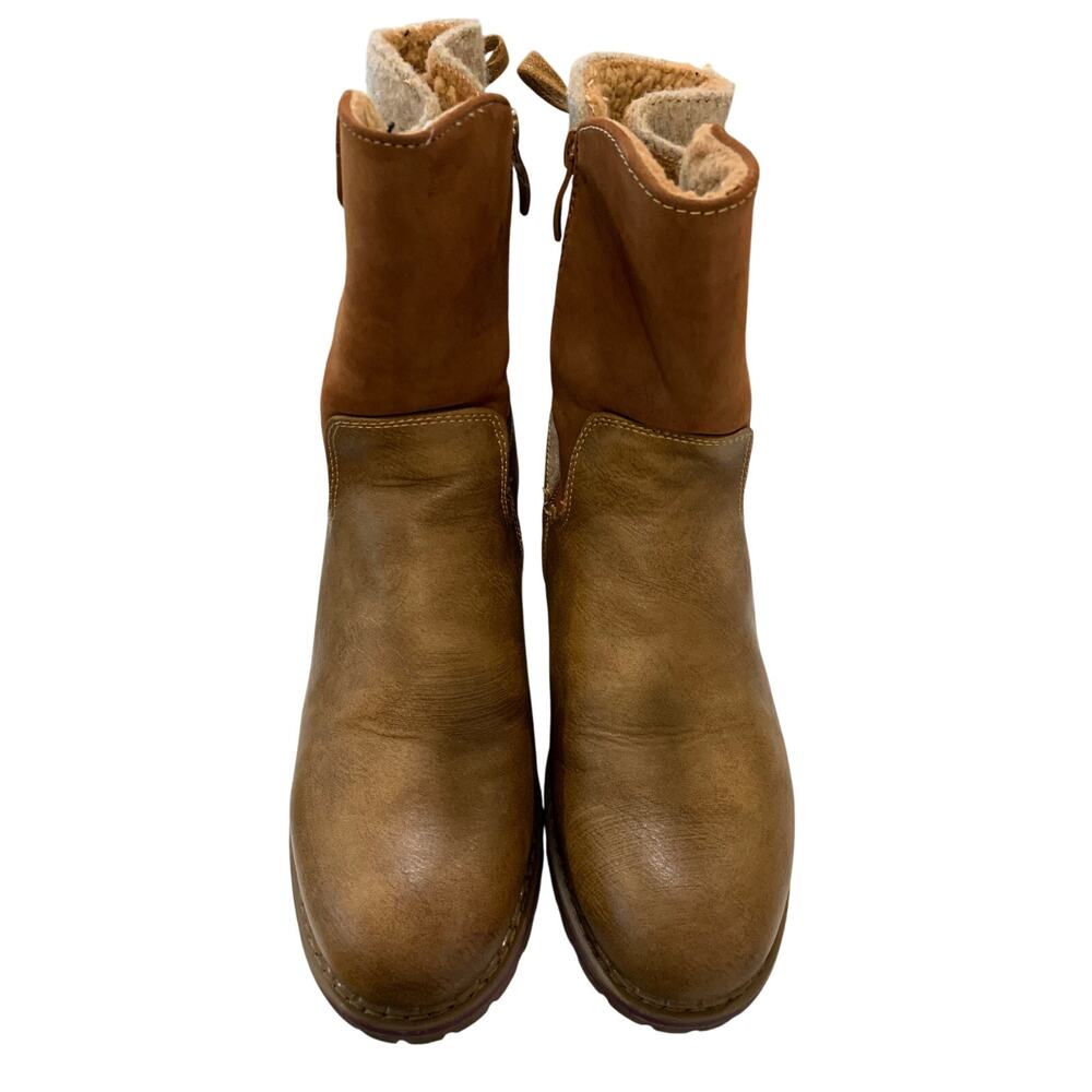 Patrizia By Spring Step Dawna Camel Boots Size 9.5